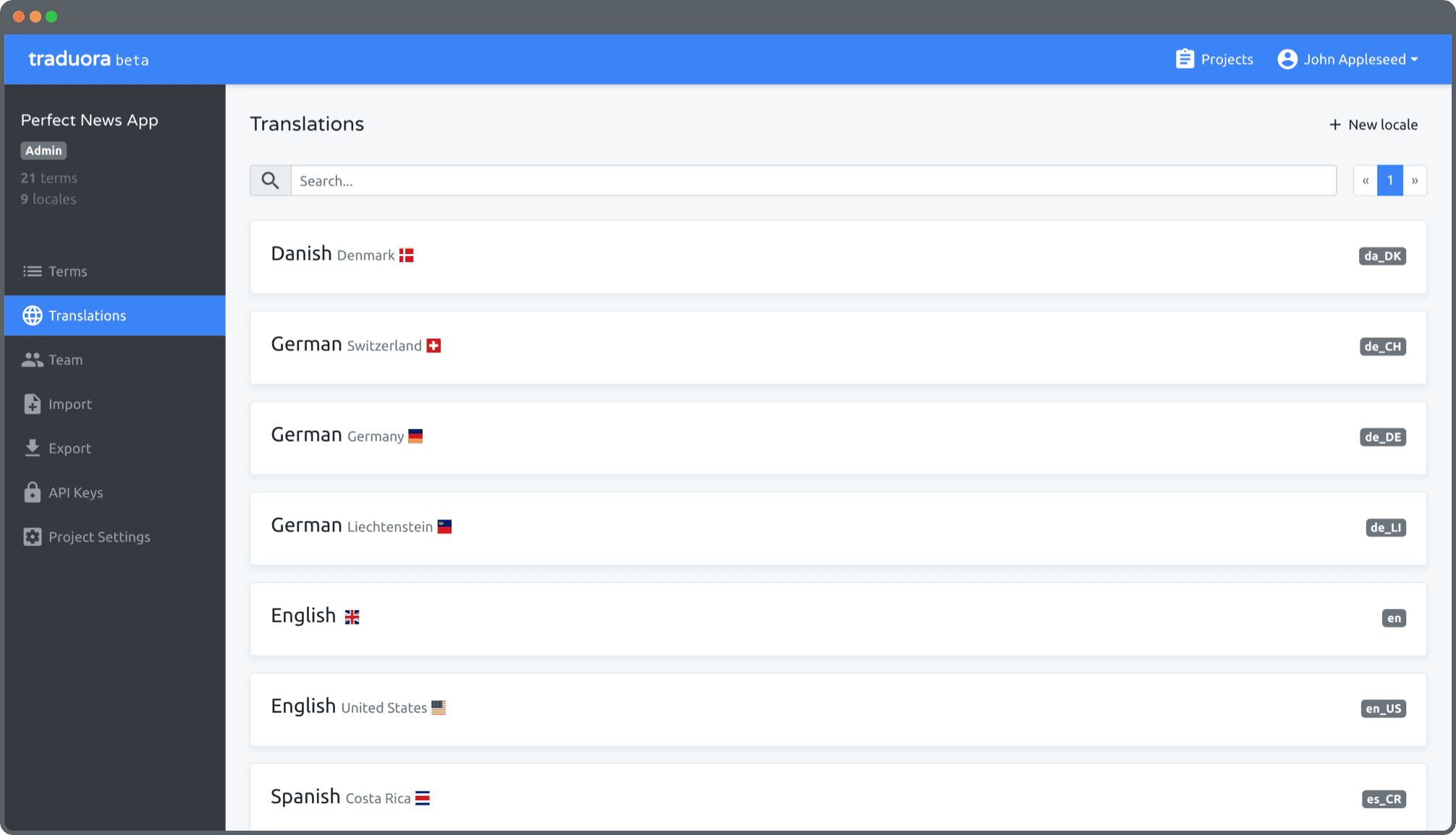 A modern translation workflow
